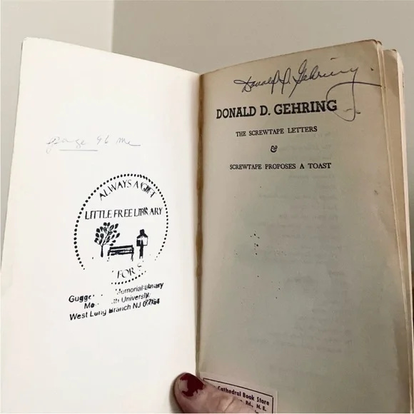 💥 VTG 1961 “The Screwtape Letters” by C.S. Lewis - Picture 4 of 6